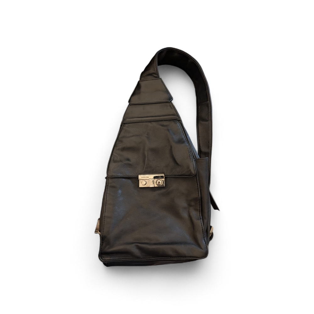 Vintage Perla Leather Backpack